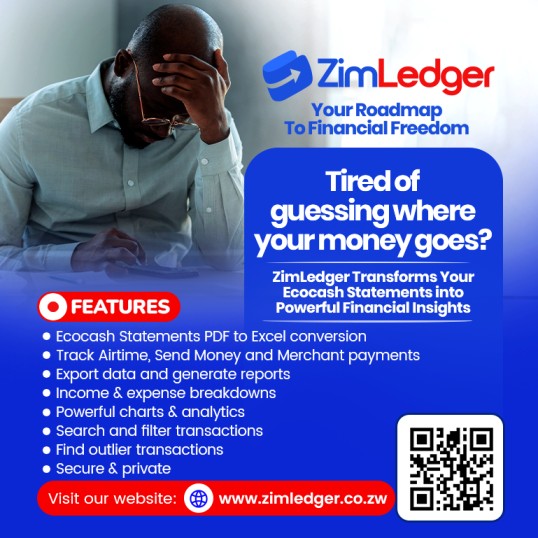 ZimLedger Ecocash Statement Convertor