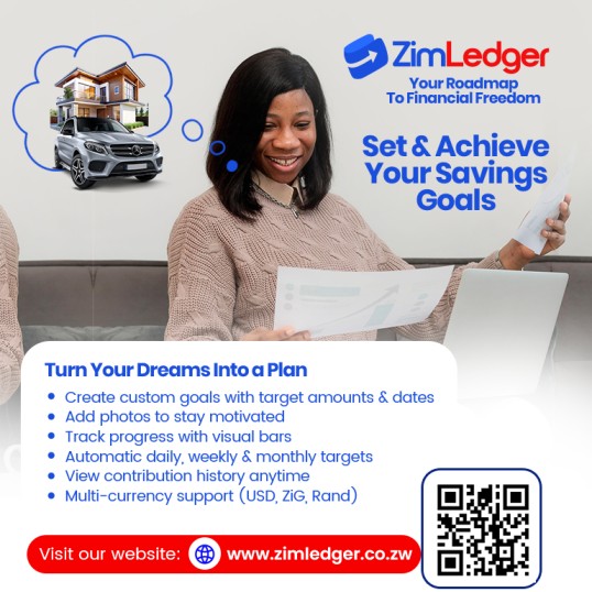 ZimLedger SaveUp Goals