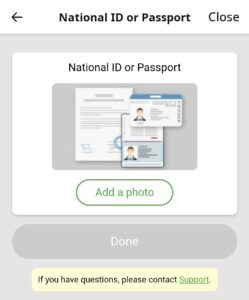 inDrive Zimbabwe National ID Passport