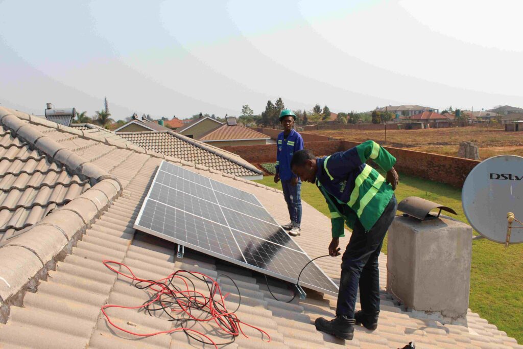 solar installation business in Zimbabwe